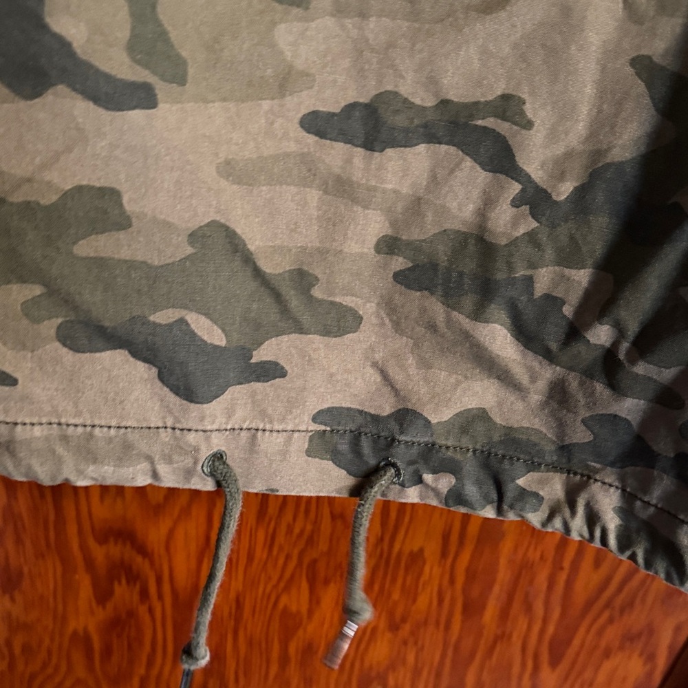 Camouflage Hooded Jacket 100% Cotton Men’s Size XL - Picture 6 of 8